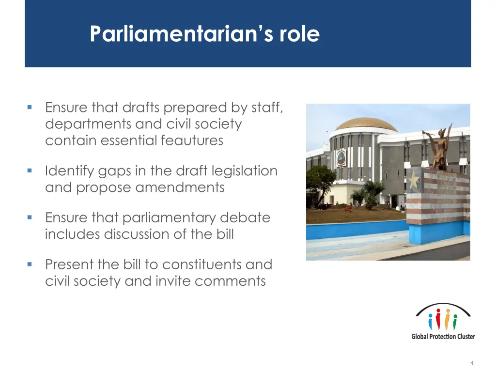 parliamentarian s role