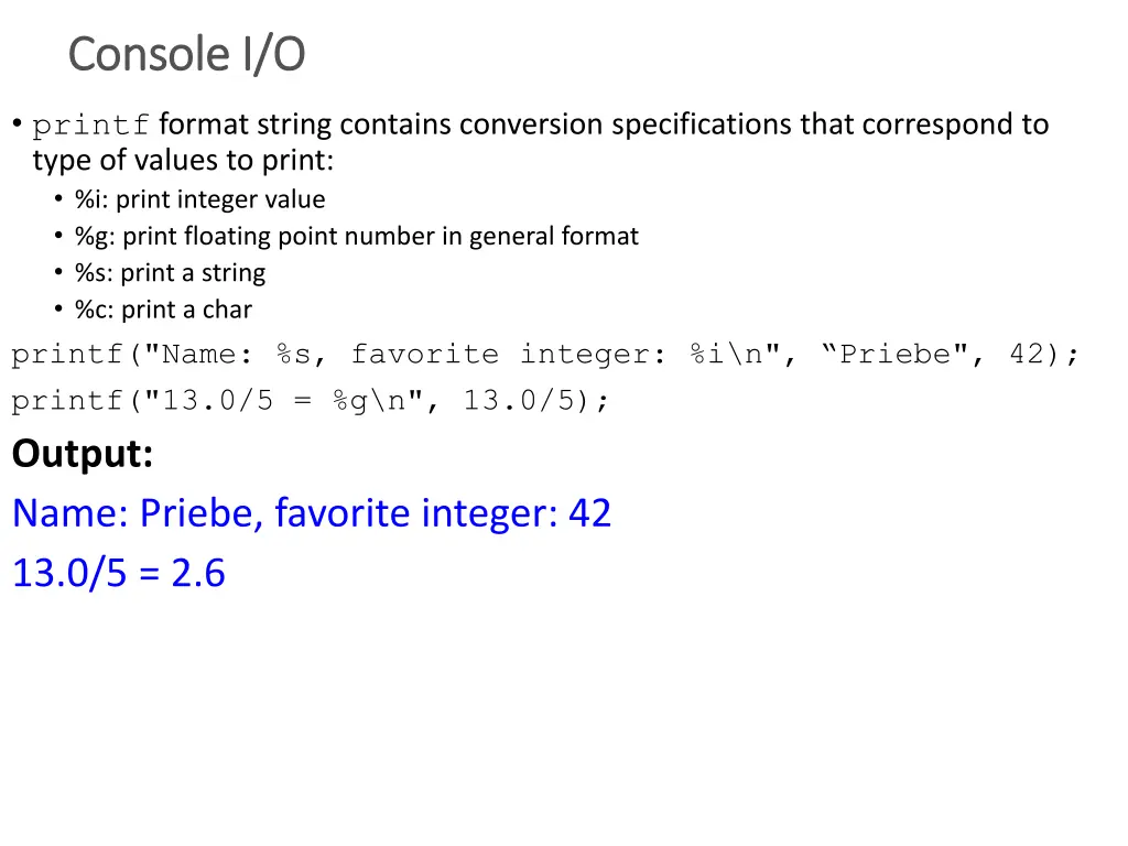 console i o console i o 1