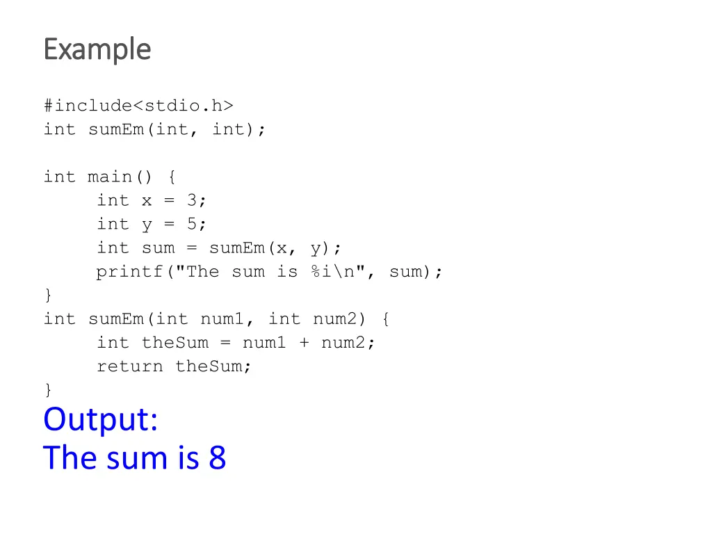 example example