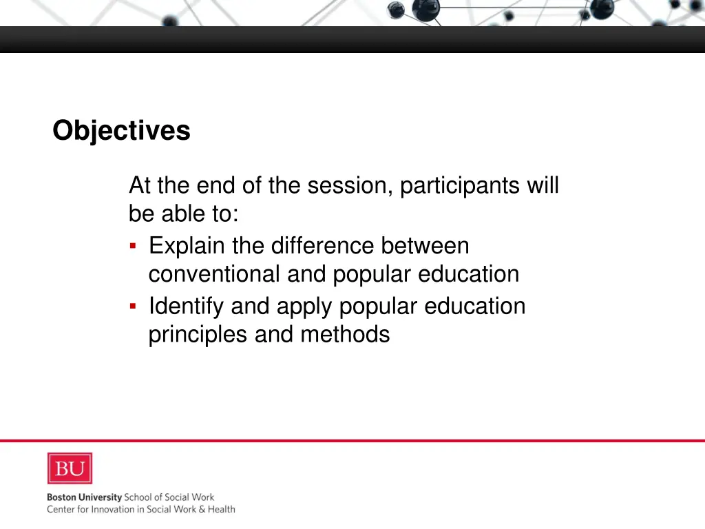 popular education facilitation skills