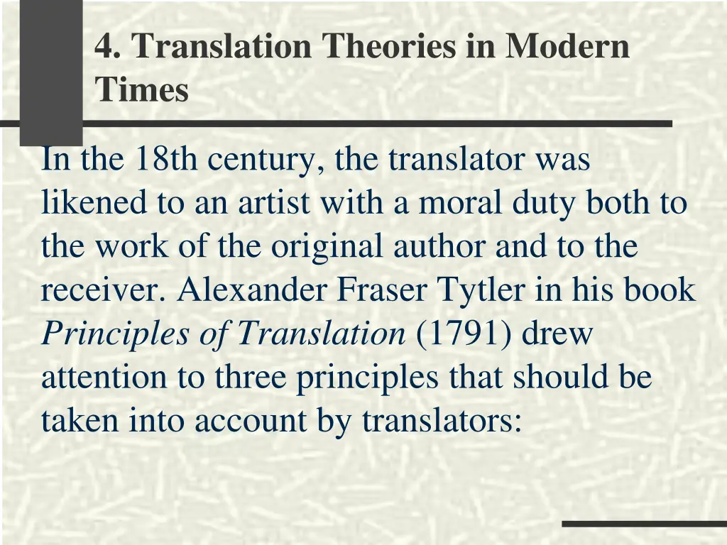 4 translation theories in modern times