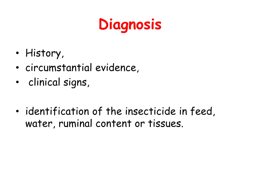 diagnosis