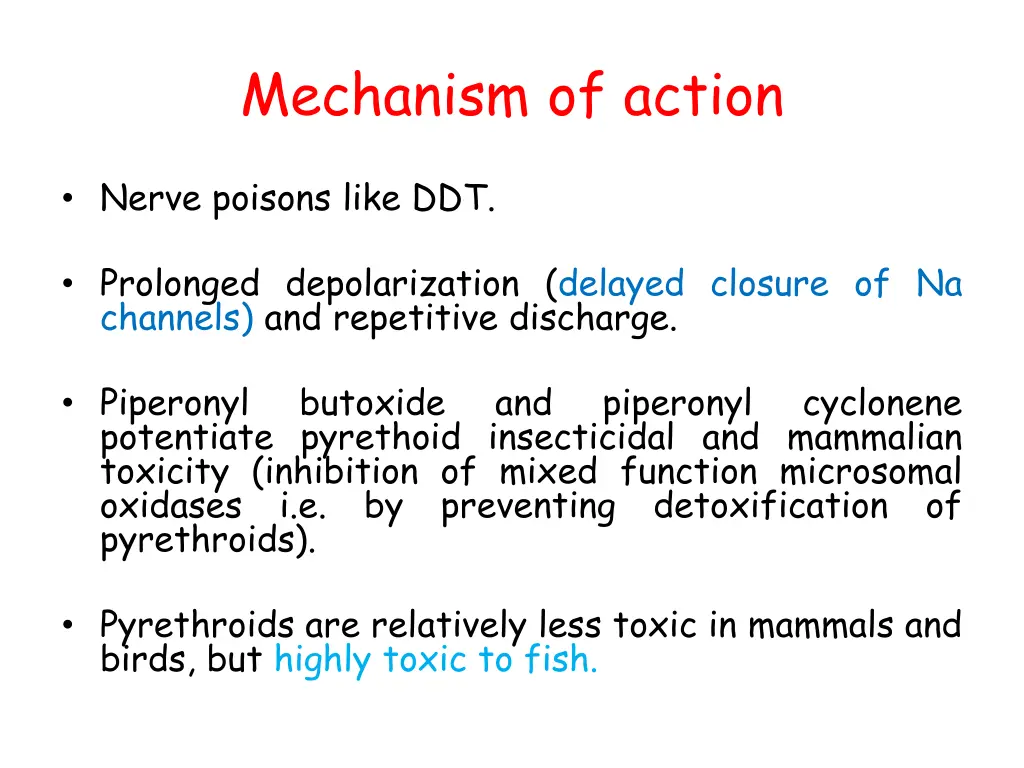 mechanism of action