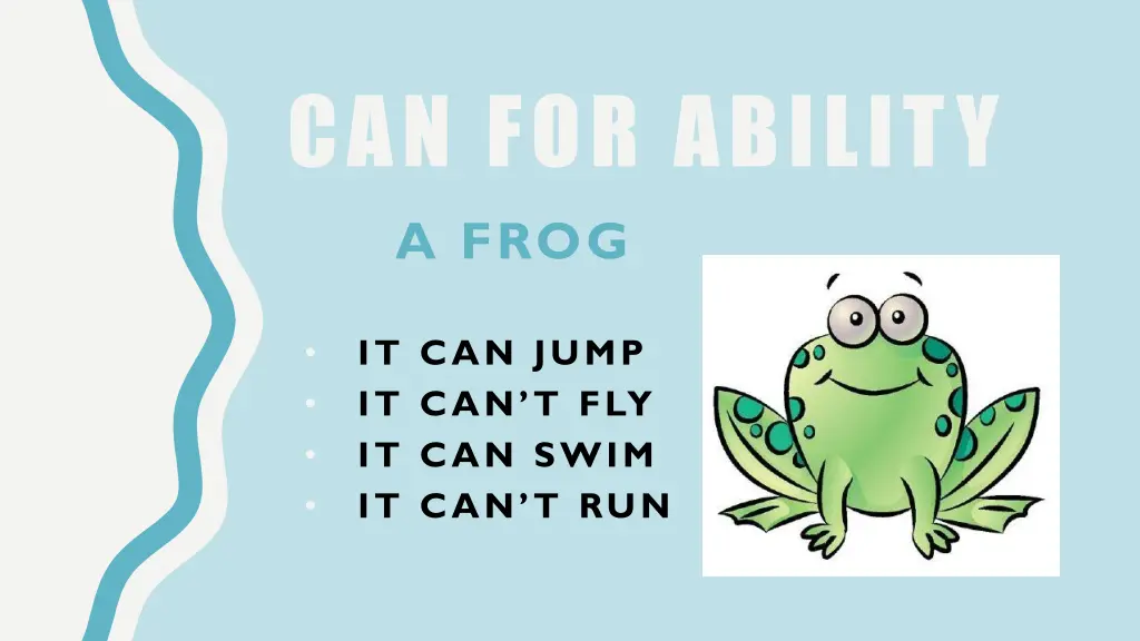 can for ability a frog