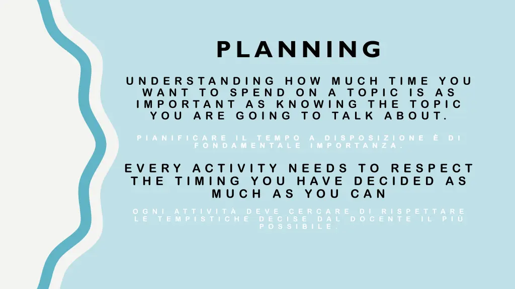planning