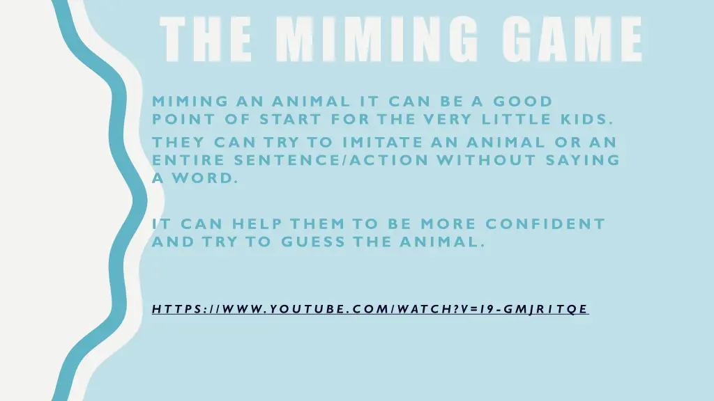 the miming game