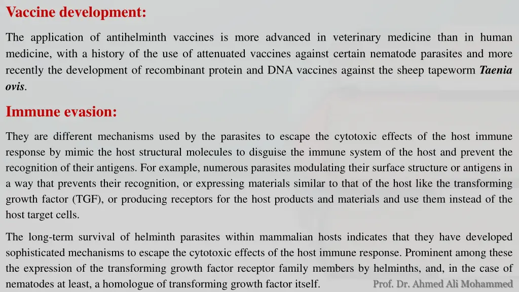 vaccine development