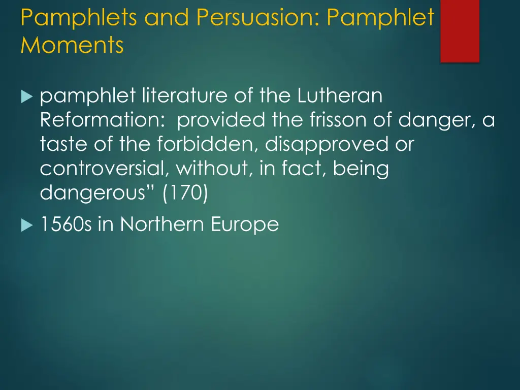 pamphlets and persuasion pamphlet moments 1