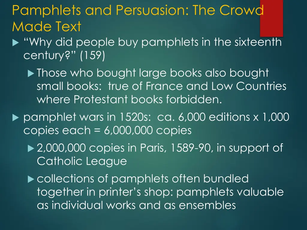 pamphlets and persuasion the crowd made text