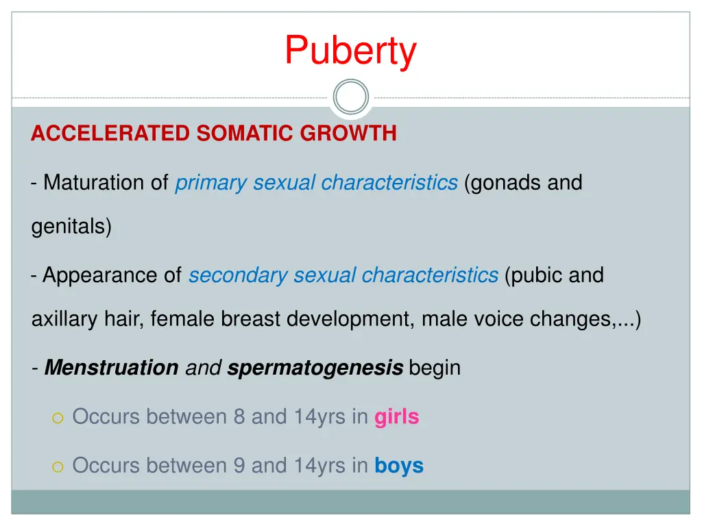 puberty 1