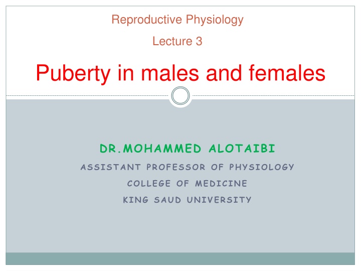 reproductive physiology