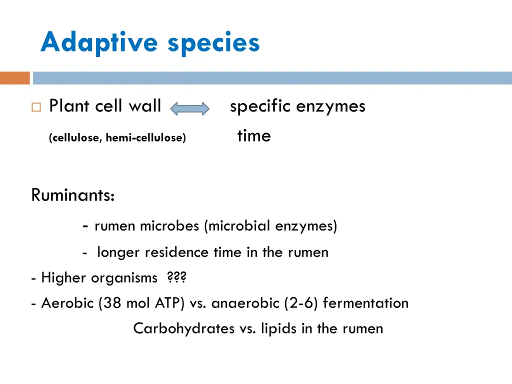adaptive species