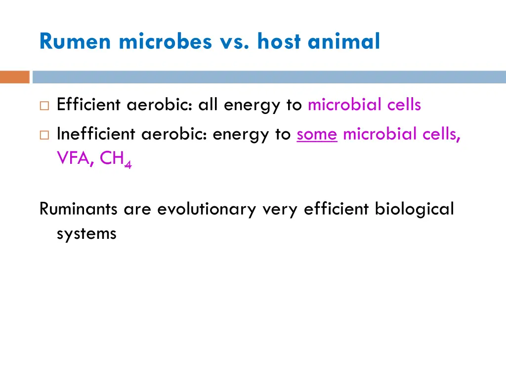 rumen microbes vs host animal