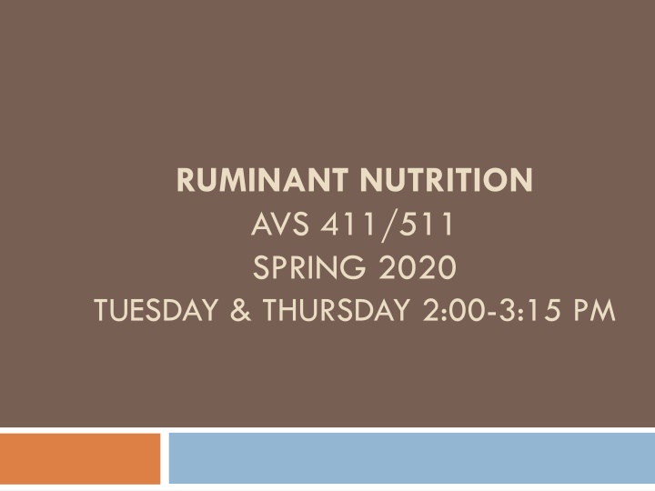 ruminant nutrition avs 411 511 spring 2020