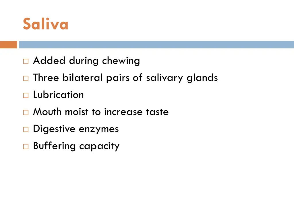 saliva