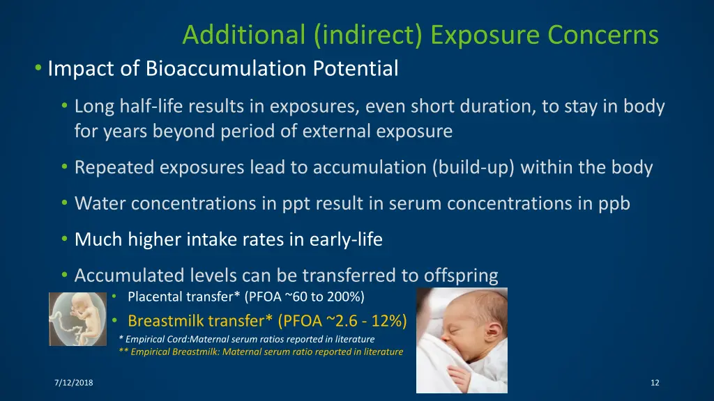 additional indirect exposure concerns impact
