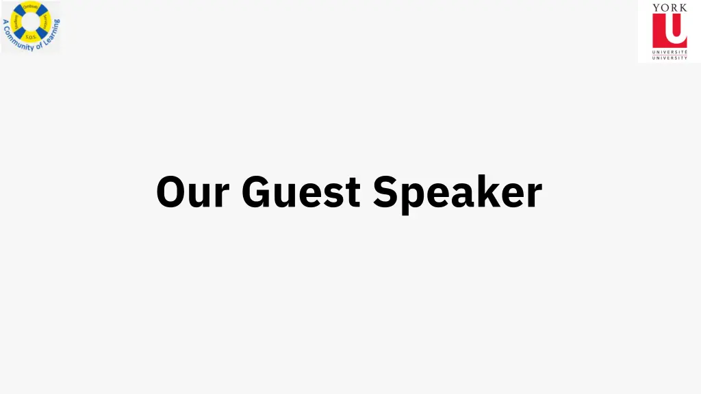 our guest speaker