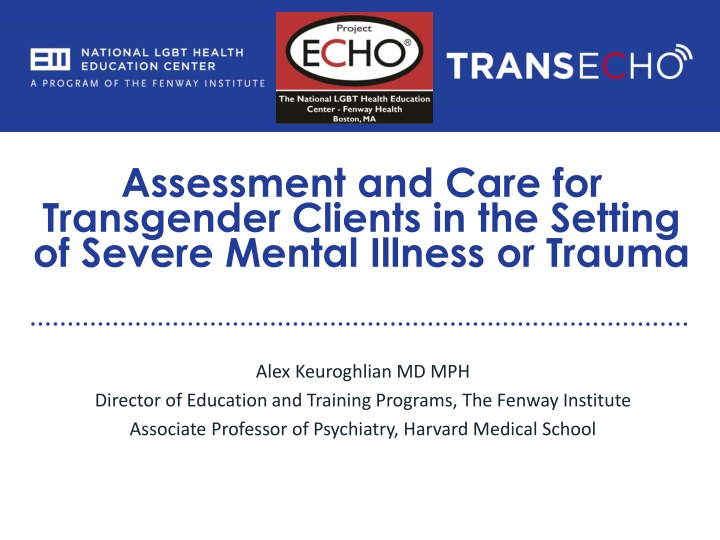 assessment and care for transgender clients