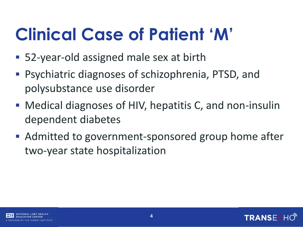 clinical case of patient m