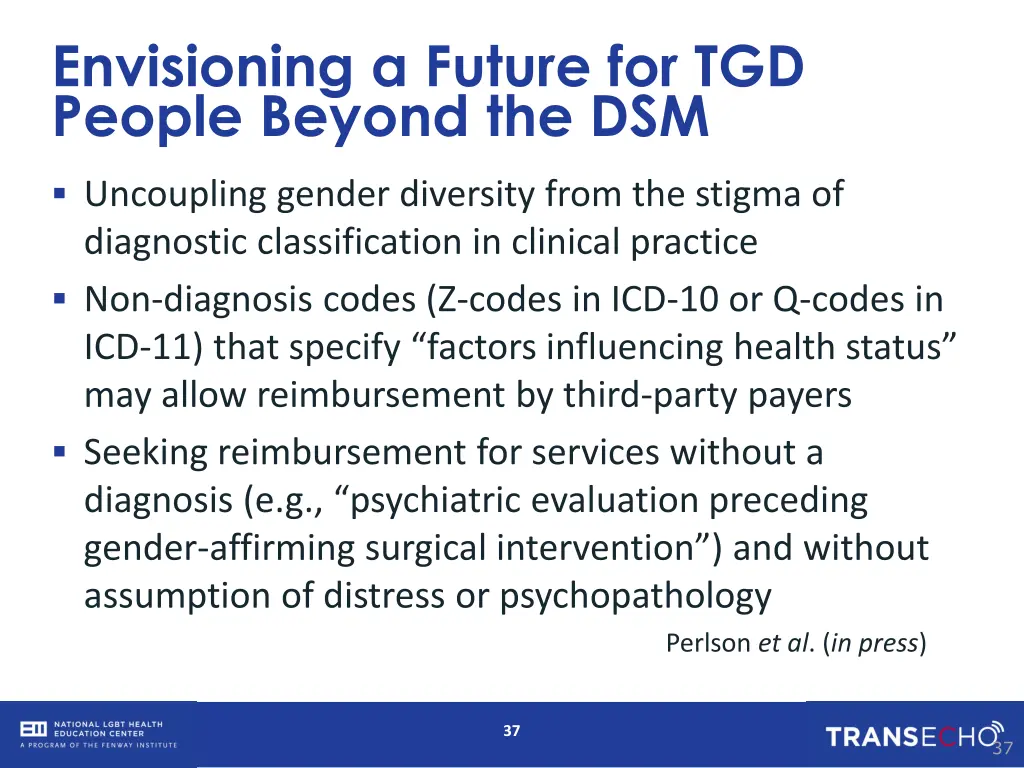 envisioning a future for tgd people beyond the dsm