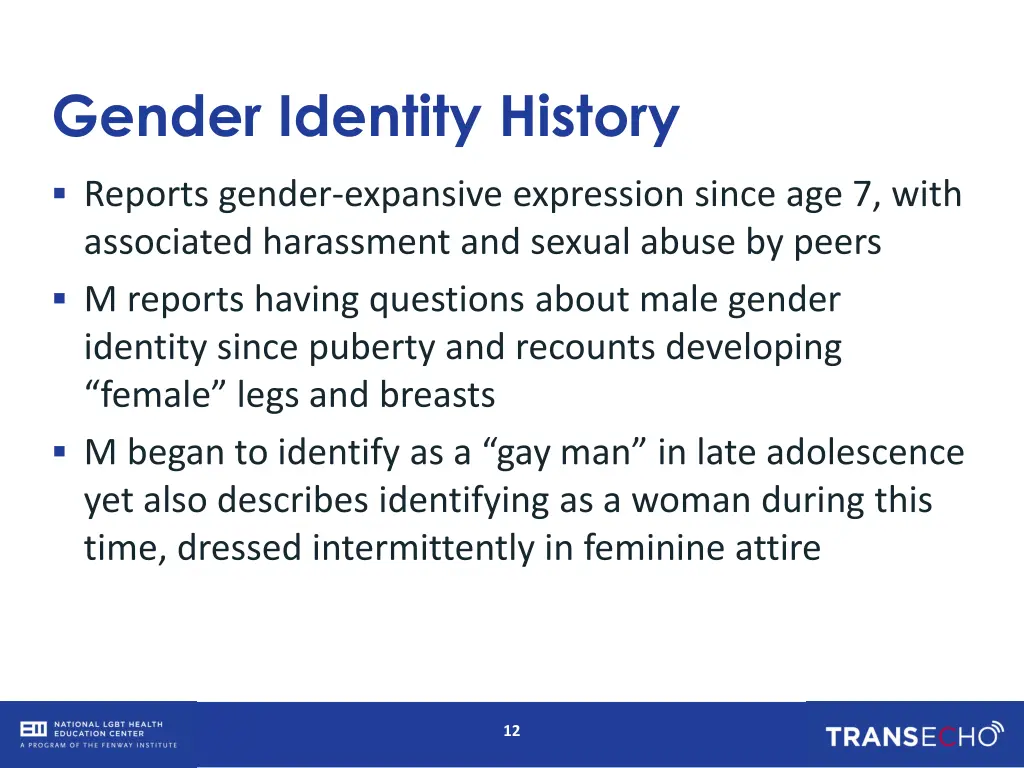 gender identity history