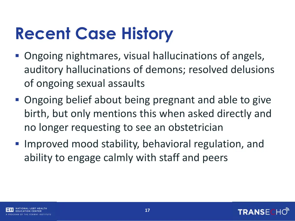 recent case history 2