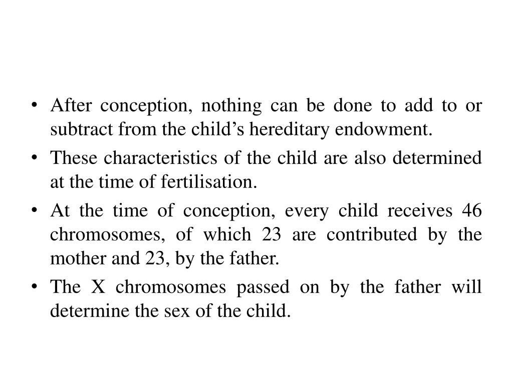 after conception nothing can be done