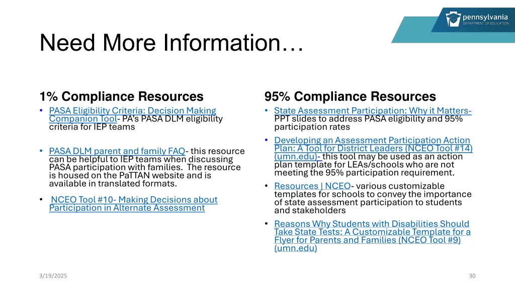 need more information 2