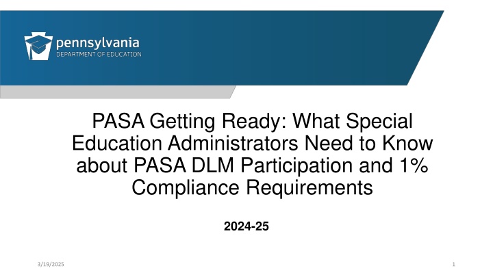 pasa getting ready what special education