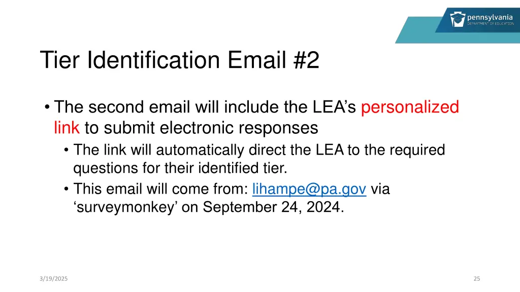 tier identification email 2