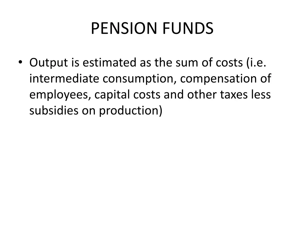 pension funds