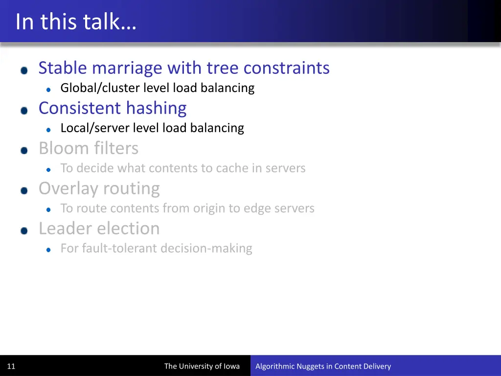 in this talk