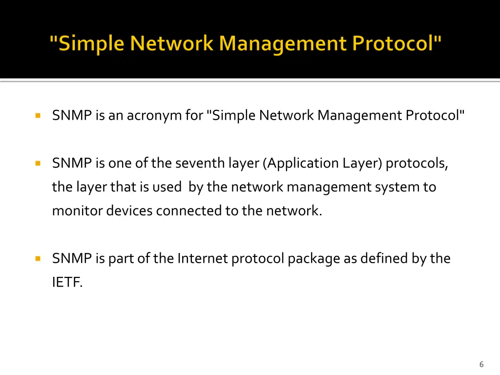 snmp is an acronym for simple network management