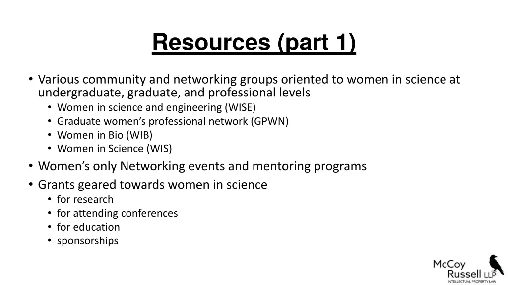 resources part 1