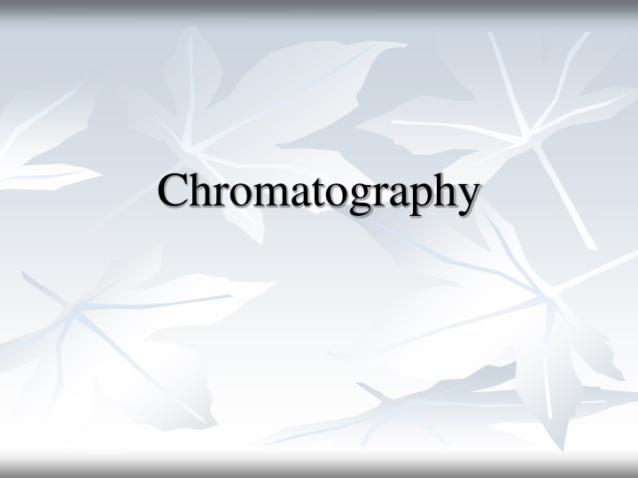 chromatography
