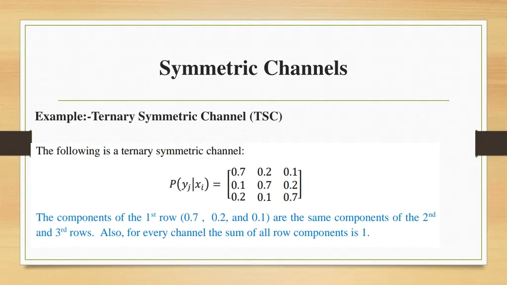 symmetric channels 1