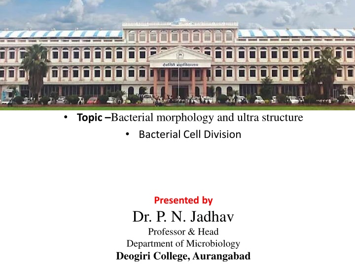 topic bacterial morphology and ultra structure