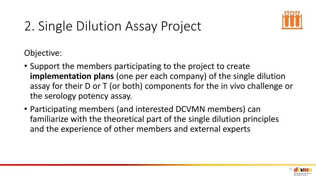 2 single dilution assay project