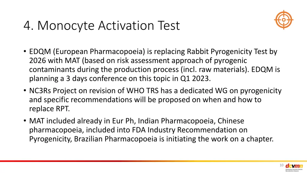 4 monocyte activation test