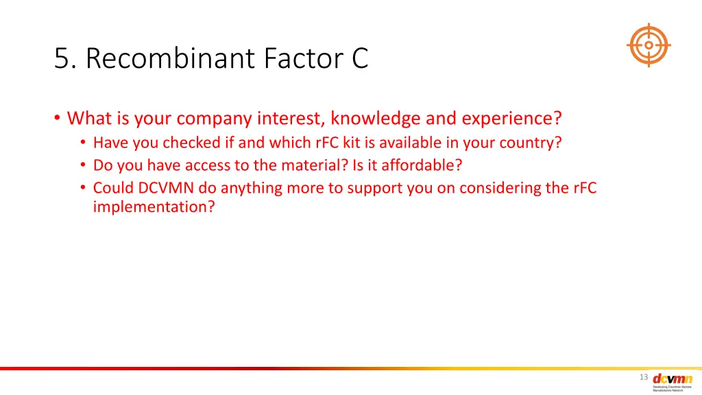 5 recombinant factor c 1