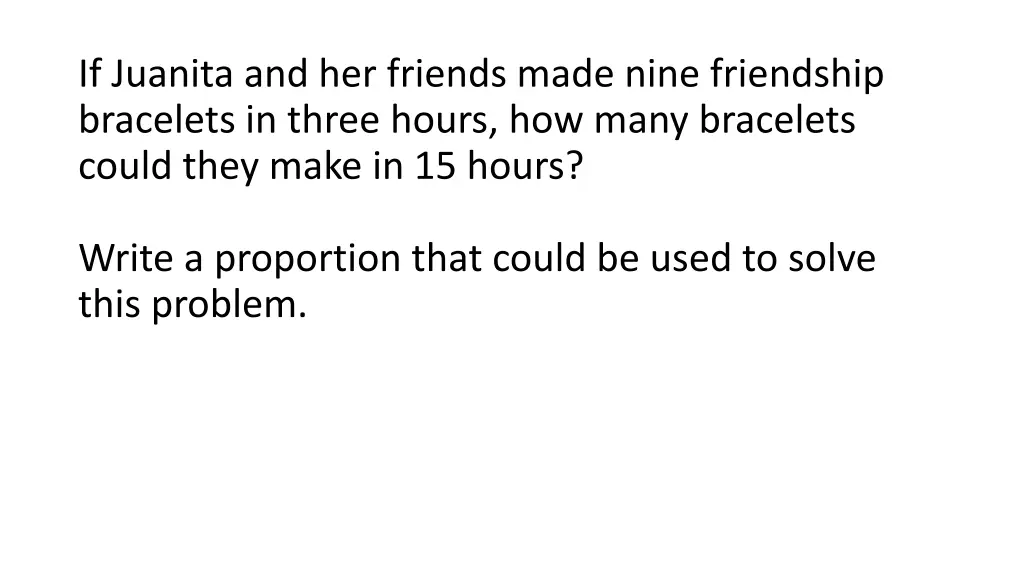 if juanita and her friends made nine friendship