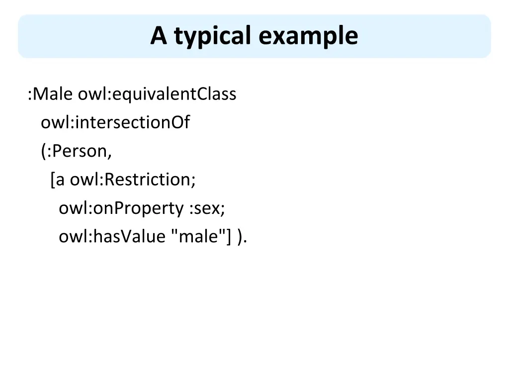 a typical example