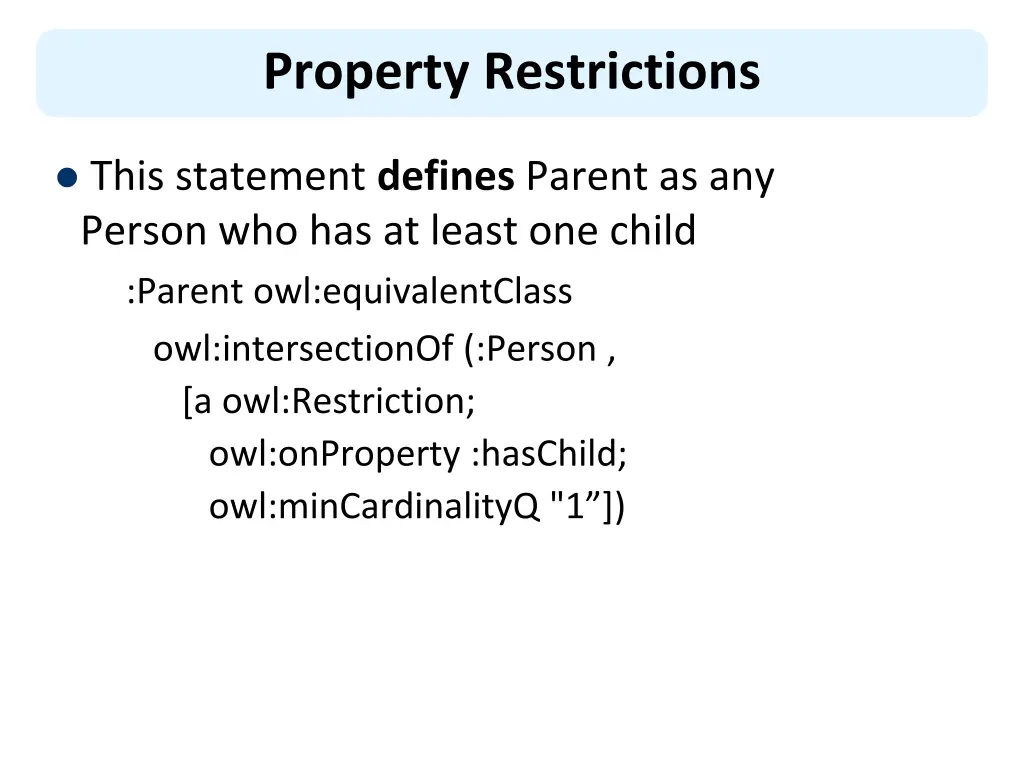 property restrictions 2