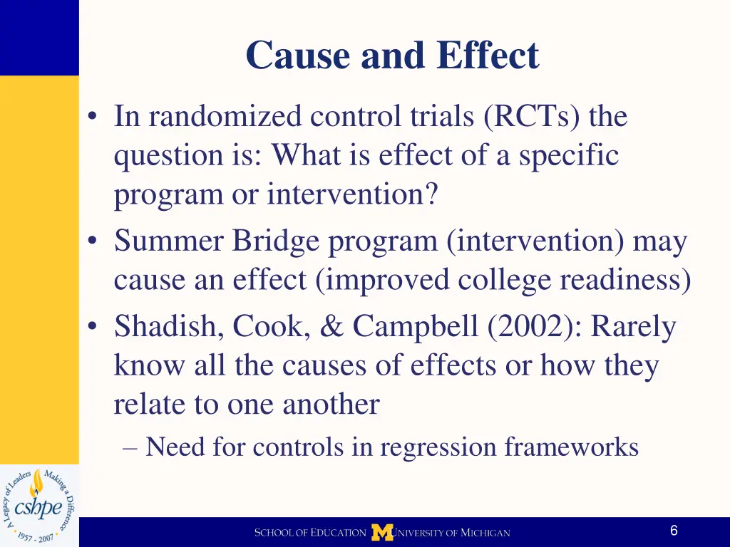 cause and effect