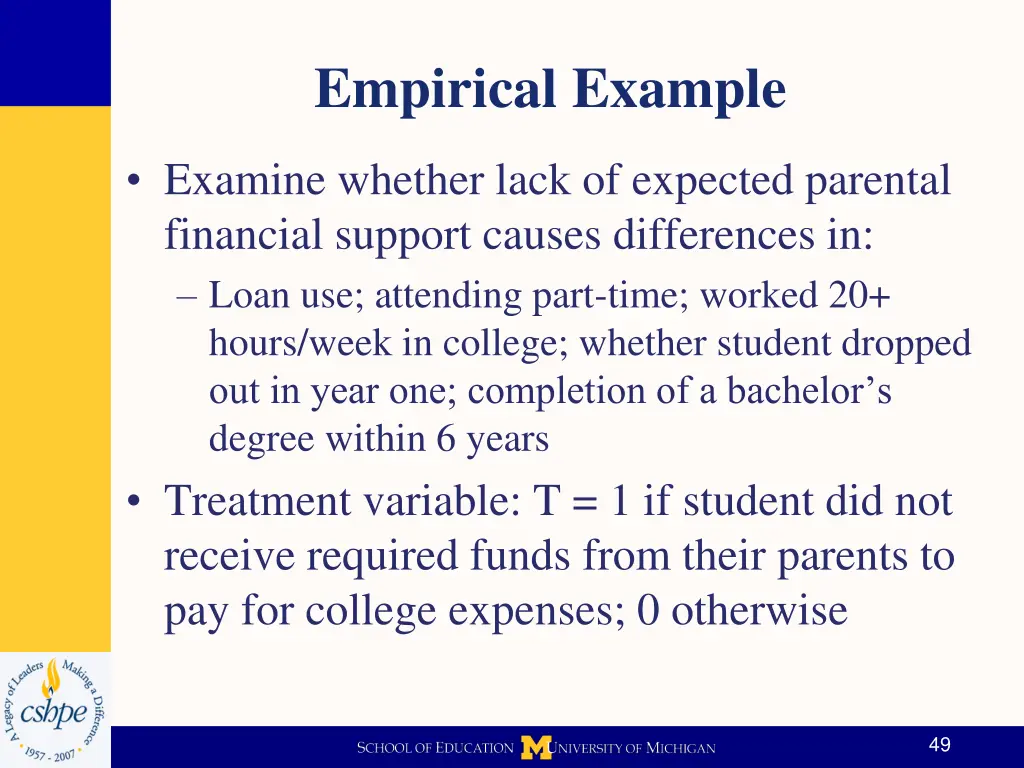 empirical example