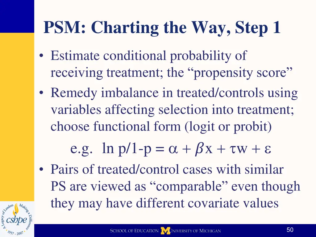 psm charting the way step 1