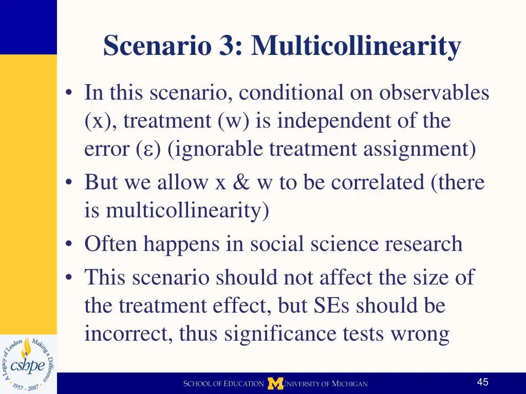 scenario 3 multicollinearity