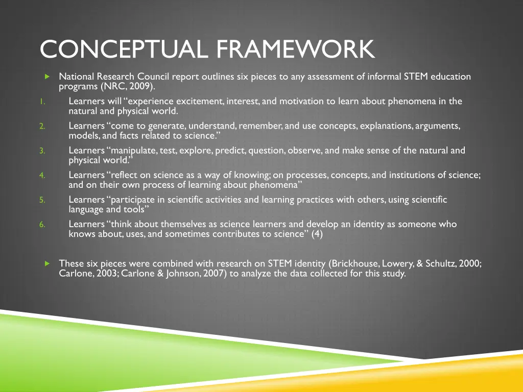 conceptual framework