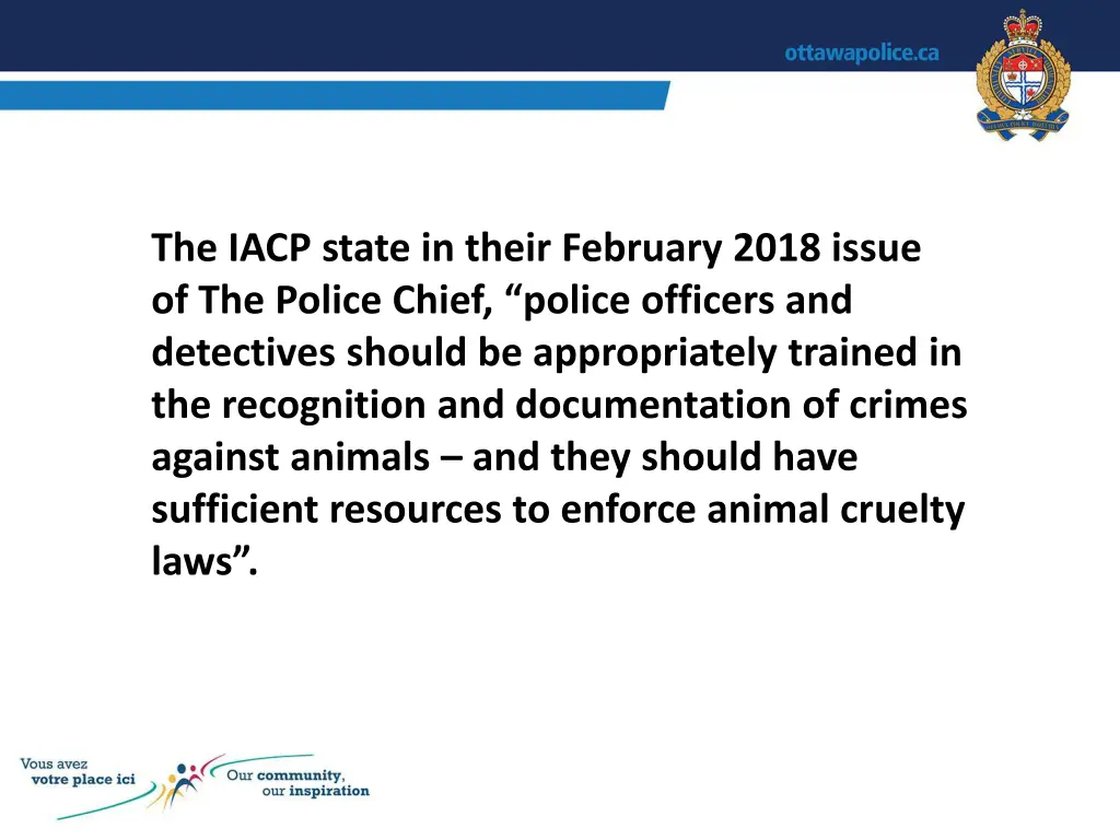 the iacp state in their february 2018 issue