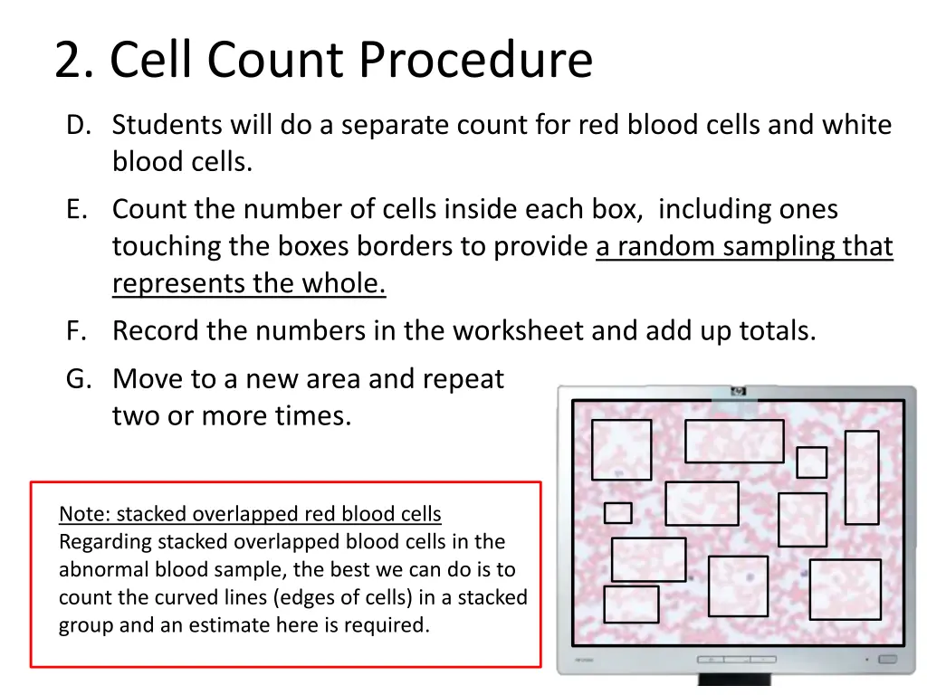 2 cell count procedure 1